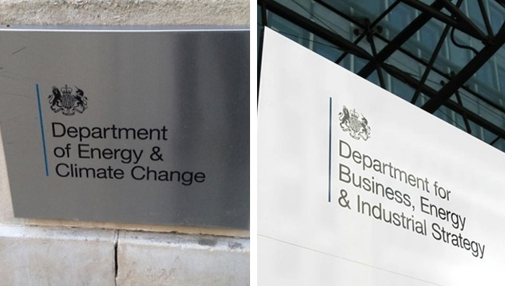 The Department of Energy and Climate Change (DECC) has been replaced by Department for Business, Energy and Industrial Strategy (BEIS)